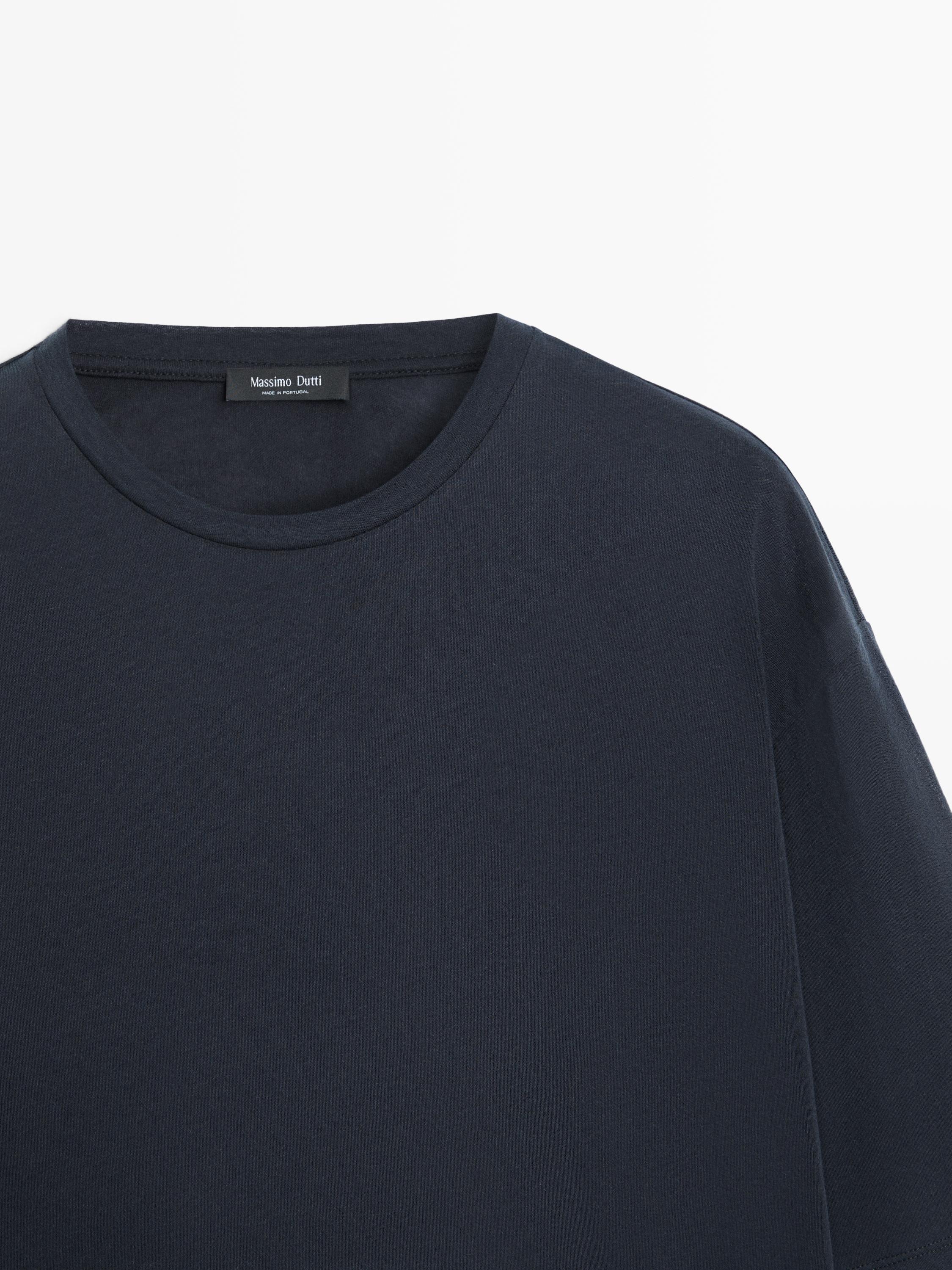 Oversize cotton short sleeve T-shirt